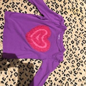 Baby GAP purple long sleeve with heart